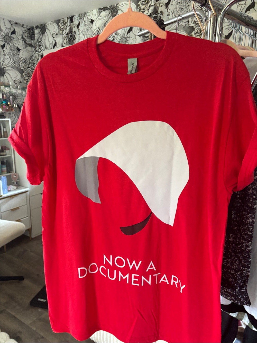 Red 'Now a Documentary' Graphic Tee